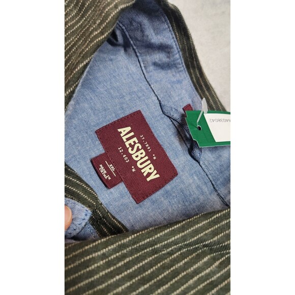 Alesbury Mens Brown XXL Riverside Crewneck Sweater 100% Cotton Warm NWOT - Picture 3 of 7